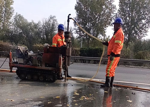 上海高速公路下沉注浆加固